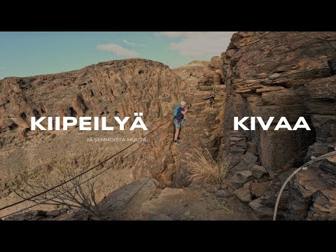 Polkujuoksuharjoittelua teknisempiä reittejä varten - Via Ferrata Amor y Odio