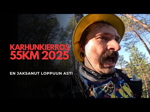 Karhunkierros 55km 2025 - Ei mennyt ihan putkeen